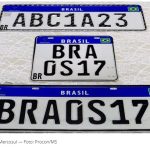 Placas veiculares com o nome do município podem retornar no Brasil