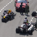 F1 – Veja o acidente do Perez em vários ângulos