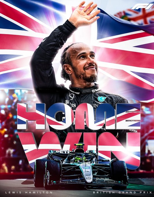 F1 – Lewis Hamilton vence na Inglaterra e bate recorde