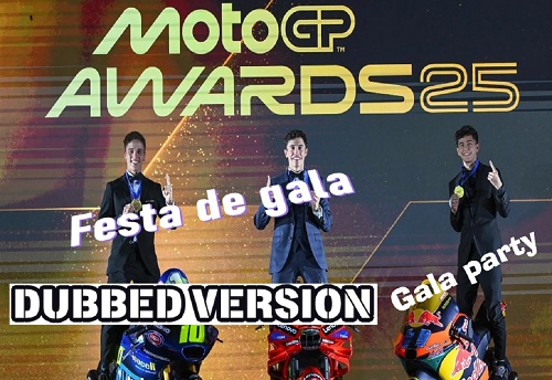 FESTA de GALA para premiar os VENCEDORES de 2025 na MotoGP