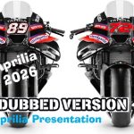 APRILIA RACING APRESENTOU a sua MOTO para 2026