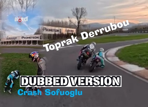 TOPRAK RAZGATLIOGLU derruba ZAYN SOFUOGLU em treino na PISTA