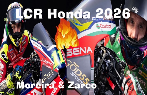 LCR Honda APRESENTOU a sua MOTO para 2026