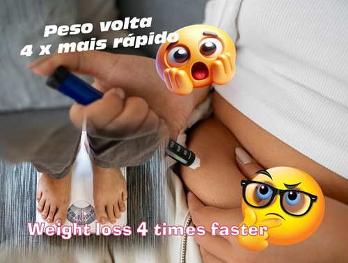 PESO recupera 4 VEZES mais RÁPIDO com o uso das CANETAS EMAGRECEDORAS