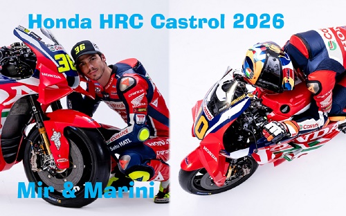 Honda HRC Castrol APRESENTOU a sua MOTO para 2026