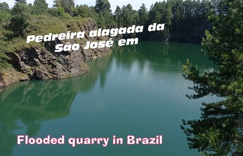 LINDO – PEDREIRA ALAGADA da São José em Passo Fundo RS – PONTO TURÍSTICO