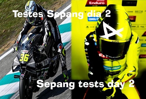 RESULTADO dia 2 SEPANG TEST MotoGP
