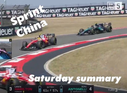 As BOA DISPUTAS se repetiram na SPRINT na CHINA