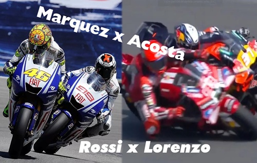 MARQUEZ e ACOSTA é SIMILAR a ROSSI e LORENZO