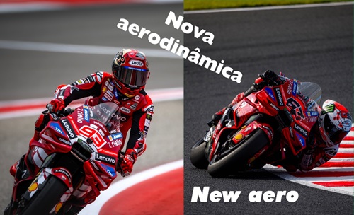 A DUCATI está DESENVOLVENDO uma NOVA AERODINÂMICA