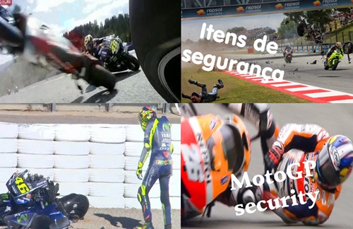 Quais ITENS de SEGURANÇA estão disponíveis para os PILOTOS na MOTOGP