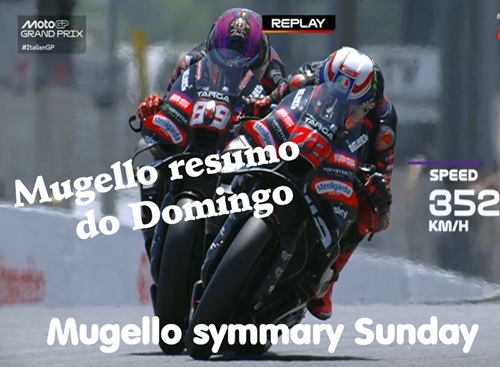 MOTOGP MUGELLO – Resumo do Domingo