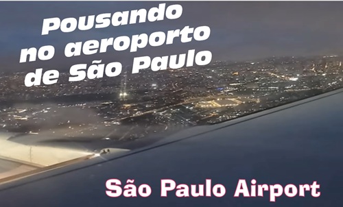 POUSANDO no AEROPORTO de SÃO PAULO