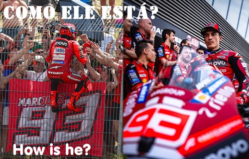 BRNO coloca à PROVA o estado FÍSICO Marc MARQUEZ