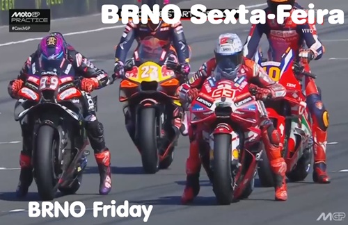 MOTOGP Tchéquia BRNO Resumo da SEXTA FEIRA