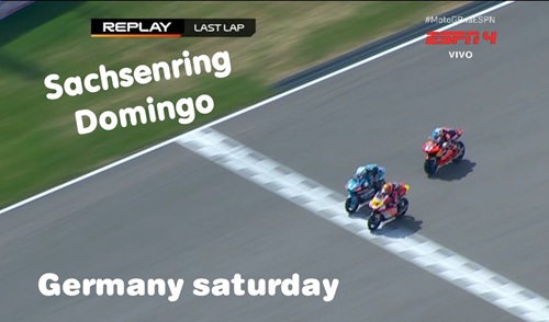 URIARTE derrota QUILES em disputa EMOCIONANTE como sempre na MOTO3 em SACHSENRING