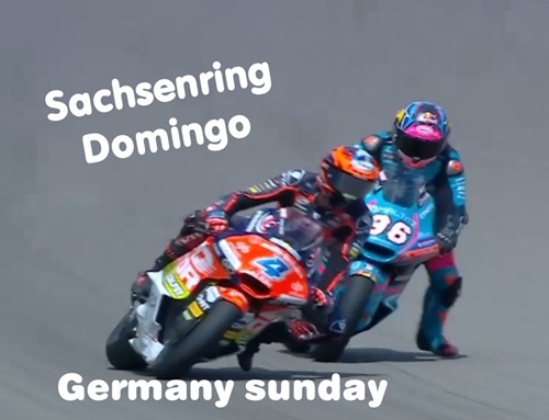 ORTOLÁ resiste à pressão de HOLGADO na Moto2 e vence em SACHSENRING com acidente de ALONSO