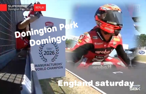 BULEGA vence em Donington PARK com LECUONA vindo de DÉCIMO