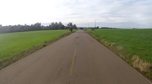 Onboard TRAJETO Espumoso a Campos BORGES no RS