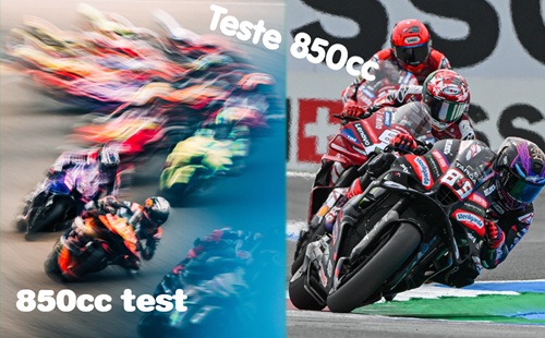 Motos na PISTA para teste das 850cc