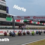 ÓLEO na PISTA cauda uma MORTE em MUGELLO