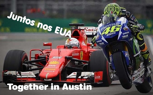 MOTOGP e F1 juntas no GP dos EUA de Fórmula1