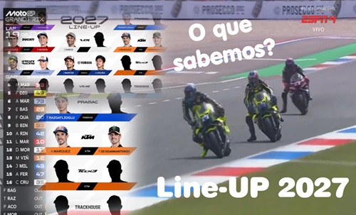 LINE-UP atualizado MOTOGP 2027
