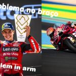 Marc MARQUEZ quase CAIU da MOTO por causa do BRAÇO DIREITO