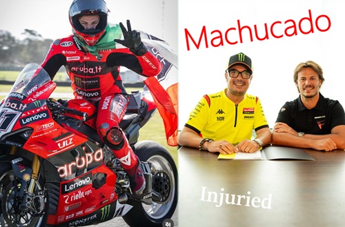 Nicolo BULEGA machucado PERDEU teste da MOTOGP