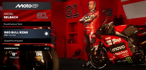 MOTOGP Simulador Austria 4/11 – CAMPEONATO COMPLETO