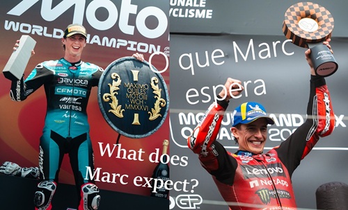 Marc MARQUEZ comenta o que ESPERA de MAXIMO QUILES na MOTO2