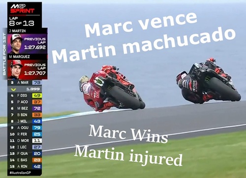 MARQUEZ vence a SPRINT com MARTIN lesionado – Resumo do Sábado