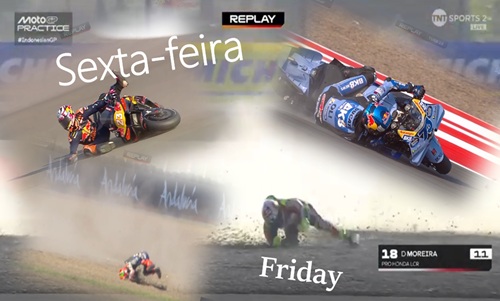 Recorde BATIDO e muitas QUEDAS! | Melhores momentos da sexta-feira de MOTOGP Indonésia
