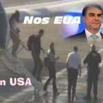 Flávio Bolsonaro desembarca em Miami, EUA